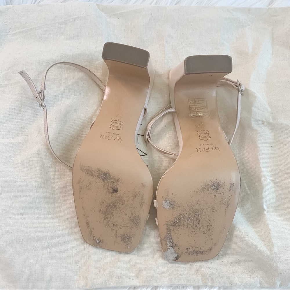 By Far Leather Slingback Carrie sandal - Picture 3 of 6
